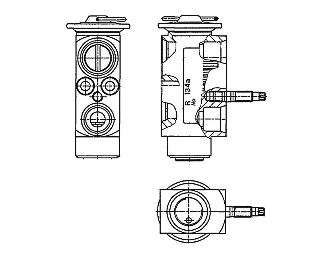 BMW A/C Expansion Valve 64119178316 - Behr 351234201